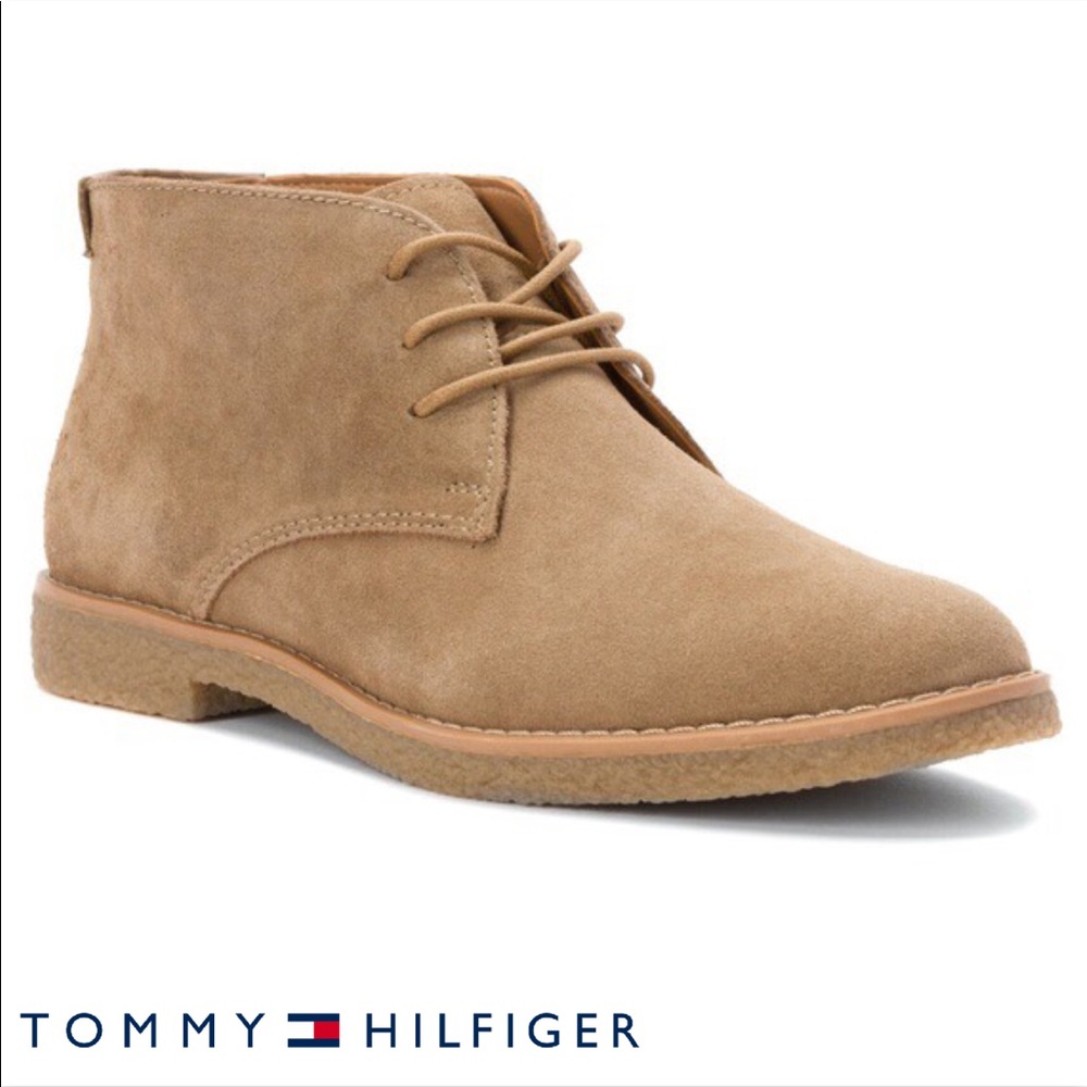 Tommy Hilfiger Tan Tamsu Zakry Chukka Suede Boot